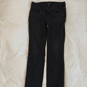 Lucky Brand Black Mid Rise Straight Leg Jeans